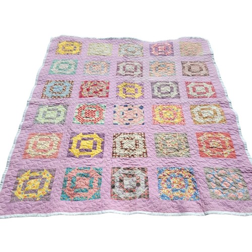 Handmade vtg feed sacks churn - vtg,